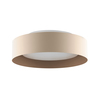 Bromi Design Lynch 15.75 in. 3-Light Sand & Tan Flushmount Ceiling Light B4106ST